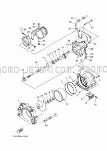 JET UNIT 1 pour Yamaha 2021 WaveRunner FB1800