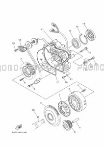 GENERATOR pour Yamaha 2021 WaveRunner FC1800B