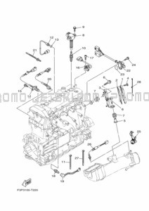 ELECTRICAL 2 pour Yamaha 2021 WaveRunner FC1800B