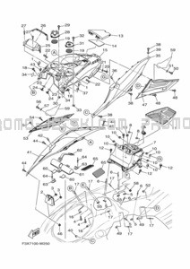 ENGINE HATCH 1 pour Yamaha 2021 WaveRunner FC1800B