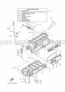 CRANKCASE pour Yamaha 2021 FC1800