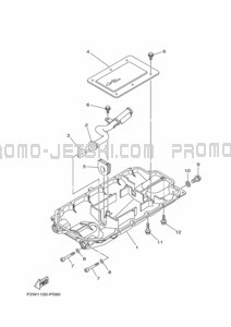 OIL PAN pour Yamaha 2021 FC1800