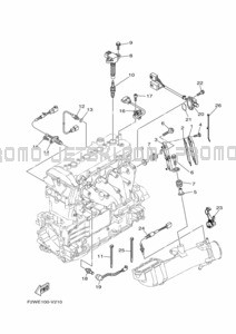 ELECTRICAL 2 pour Yamaha 2021 WaveRunner GP1800B-W