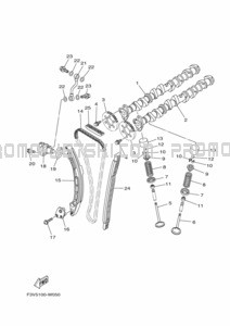 VALVE pour Yamaha 2021 WaveRunner GP1800D-W