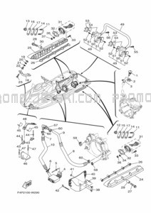 HULL & DECK pour Yamaha 2021 WaveRunner GP1800D-W