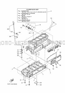 CRANKCASE pour Yamaha 2021 GP1800A