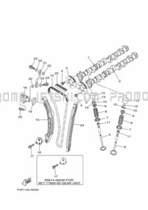 VALVE pour Yamaha 2021 WaveRunner GP1800A