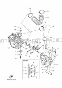 INTAKE 2 pour Yamaha 2021 WaveRunner GP1800A