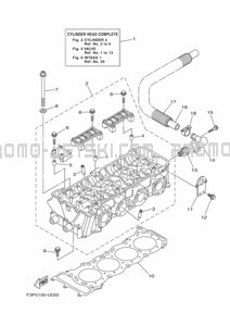 CYLINDER 2 pour Yamaha 2021 WaveRunner GP1800C-W