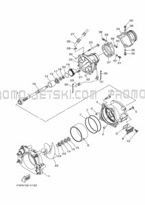 JET UNIT 1 pour Yamaha 2021 WaveRunner GP1800C-W