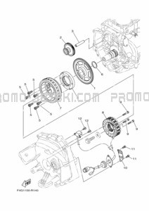 GENERATOR pour Yamaha 2022 EX1050D-X