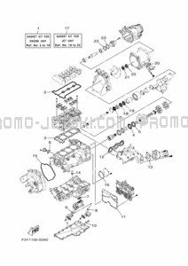 REPAIR KIT 1 pour Yamaha 2022 EX1050D-X