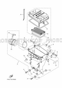 ADMISSION 2 pour Yamaha 2022 JB1050-X