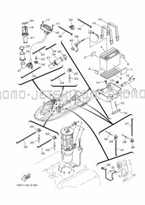 ELECTRICAL 3 pour Yamaha 2022 JB1050-X