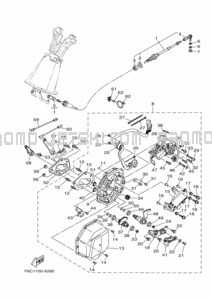 CONTROL CABLE pour Yamaha 2022 JB1050-X