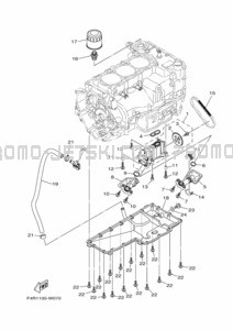 POMPE A HUILE pour Yamaha 2022 SJ1050