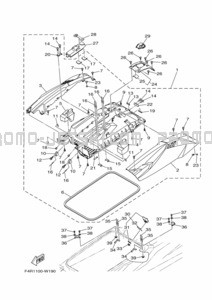 ENGINE HATCH pour Yamaha 2022 WaveRunner SJ1050