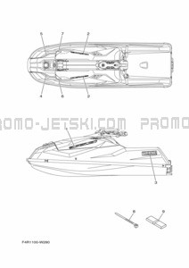 GRAPHIQUE pour Yamaha 2022 SJ1050