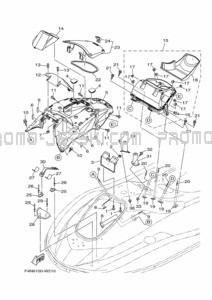 ENGINE HATCH 2 pour Yamaha 2022 WaveRunner VX1050F