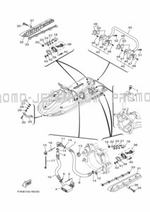 HULL & DECK pour Yamaha 2022 VX1050F