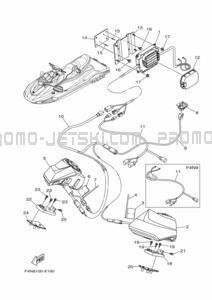 ELECTRICAL 4 pour Yamaha 2022 VX1050B-X