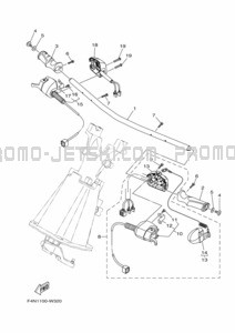 STEERING 1 pour Yamaha 2022 VX1050B-X