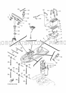 ELECTRICAL 3 pour Yamaha 2022 WaveRunner VX1050D-X