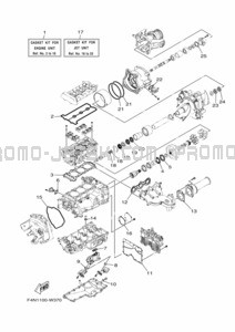 REPAIR KIT 1 pour Yamaha 2022 VX1050E-X