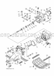 JET UNIT 1 pour Yamaha 2022 WaveRunner VX1050G-X