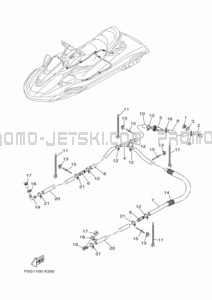 BILGE PUMP pour Yamaha 2022 WaveRunner FX1800F-X