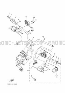 STEERING 1 pour Yamaha 2022 FX1800F-X