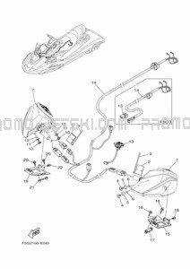 ELECTRICAL 4 pour Yamaha 2022 FX1800B-X