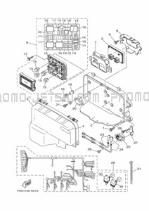 ELECTRICAL 1 pour Yamaha 2022 FX1800D-X