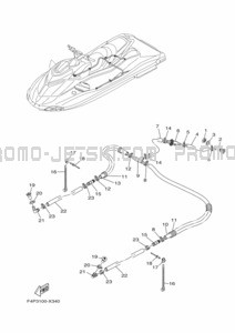 BILGE PUMP pour Yamaha 2022 WaveRunner GP1800A-X