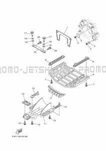 JET UNIT 4 pour Yamaha 2022 WaveRunner GP1800C