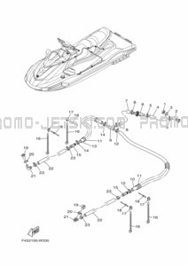 BILGE PUMP pour Yamaha 2022 WaveRunner VX1800B