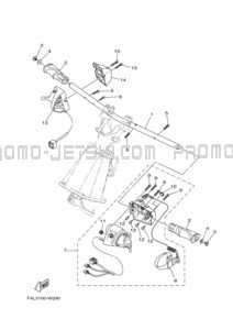 STEERING 1 pour Yamaha 2023 EX1050A-Y