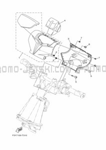 STEERING 3 pour Yamaha 2023 EX1050A-Y