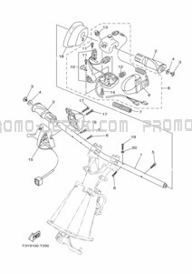 STEERING 1 pour Yamaha 2023 WaveRunner EX1050B-Y