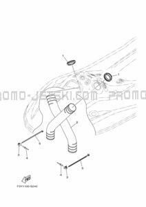 VENTILATION pour Yamaha 2023 JB1050-Y