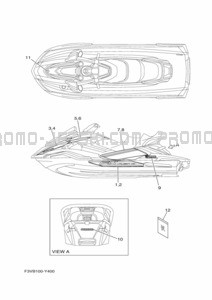 GRAPHICS pour Yamaha 2023 WaveRunner FX1800F