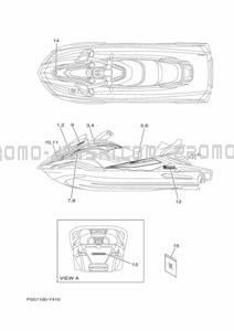 GRAPHICS pour Yamaha 2023 FX1800B