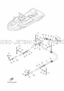 BILGE PUMP pour Yamaha 2023 WaveRunner FX1800H-Y