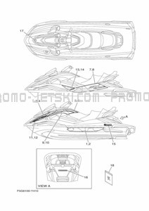 GRAPHICS pour Yamaha 2023 FX1800A