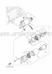 STARTING MOTOR pour Yamaha 2023 GP1800C