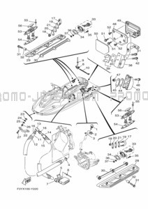 HULL & DECK pour Yamaha 2024 EX1050D-A