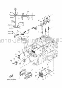 ELECTRICAL 1 pour Yamaha 2024 WaveRunner SJ1050