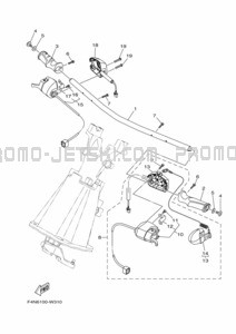 STEERING 1 pour Yamaha 2024 VX1050F