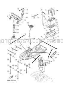 ELECTRICAL 3 pour Yamaha 2024 WaveRunner VX Cruiser (VX1050B-A)