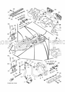 HULL & DECK pour Yamaha 2024 WaveRunner VX Cruiser (VX1050B-A)